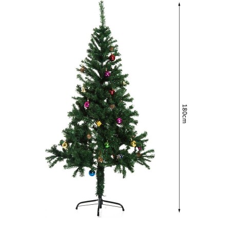 511035 Árbol de Navidad 180 cm con 550 puntas ramas gruesas PINO DELLE SURPRESE