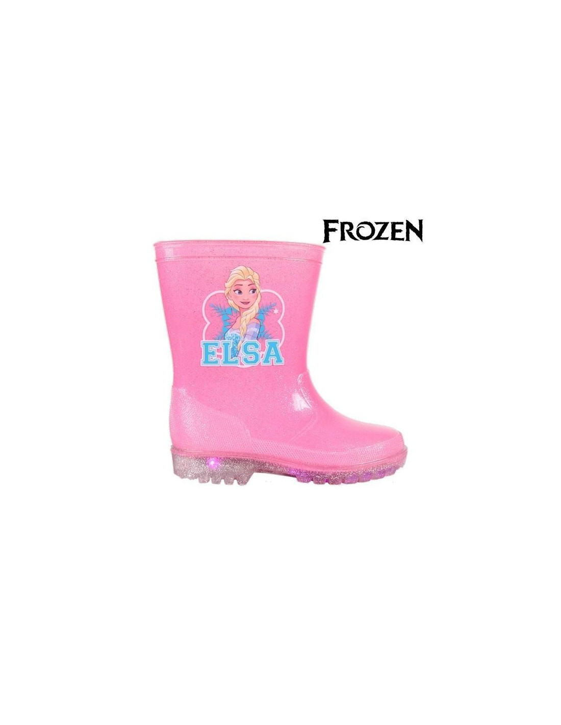 23-3499 de agua para niñas Frozen ELSA goma con purpurina rosa luminosa