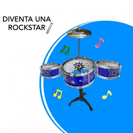 258048  Juego de baterías 4 elementos para niños REMITOYS para montar 30 cm