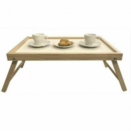 Bandeja para la cama de haya maciza art 512 Made in Italy 50 x 33 x 2h cm