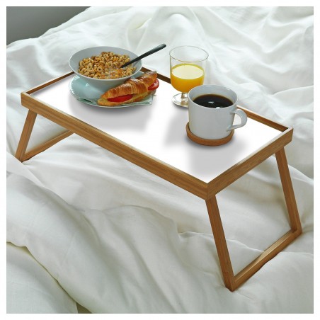 Bandeja para la cama de haya maciza art 512 Made in Italy 50 x 33 x 2h cm