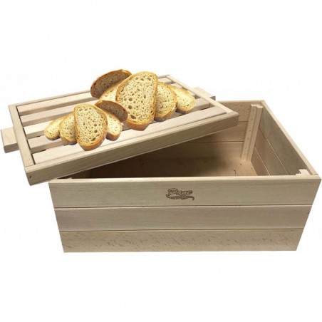 Soporte para pan 2 en 1 art 112 con tabla de cortar incluida 36 x 26 x 15,5 cm