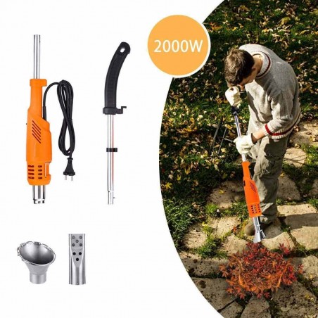072913 Quemador de malas hierbas Kinzo Garden de 2000 W funciona con cable
