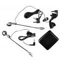 Intercomunicador de moto para 2 cascos con conexión de audio mp3 radio