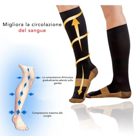 160207 Calcetines antifatiga con algodón efectos beneficiosos relaja las piernas