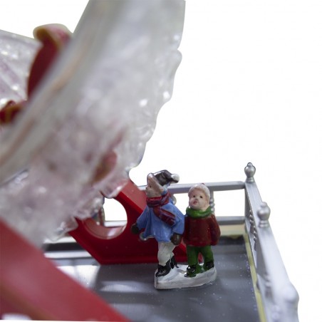 367003 Carrusel navideño Noria con música, luces y movimiento 29x31 cm