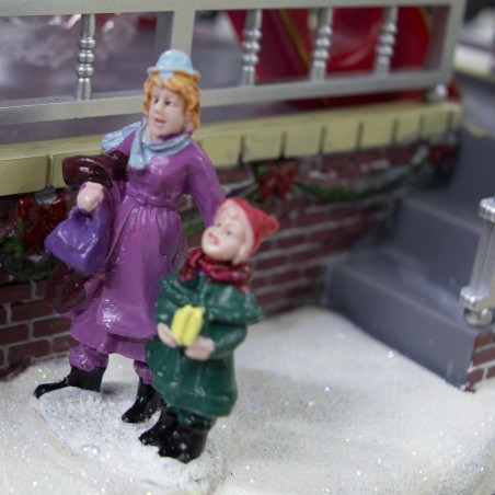 367003 Carrusel navideño Noria con música, luces y movimiento 29x31 cm