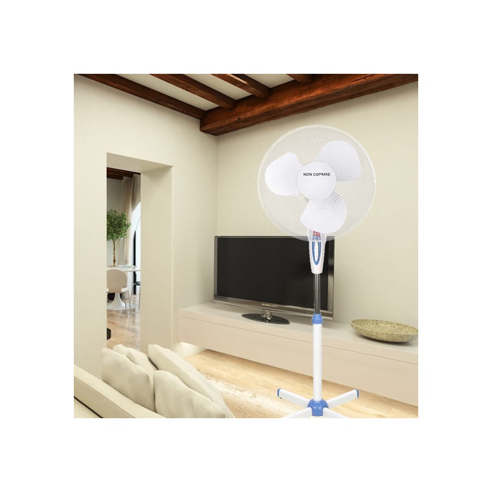 Ventilador DGSUMMER 40cm 3 velocidades potencia...