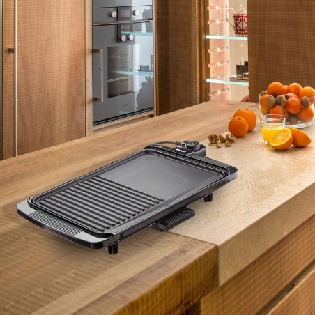 EB1500 Parrilla eléctrica Master cajón extraíble antiadherente 1500W 50x30x8h cm