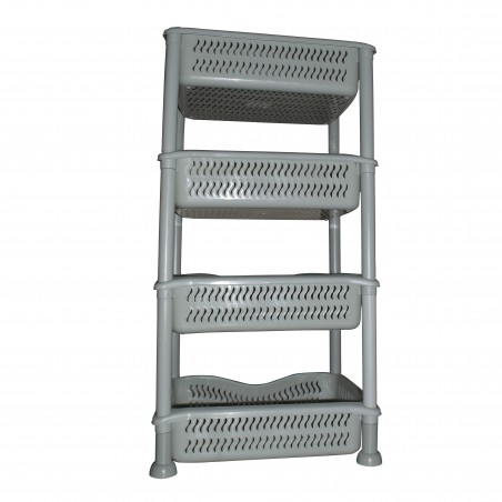 Carro modular para frutas hasta 4 cestas de 36 x 28 x 9.5h cm ideal para cocina