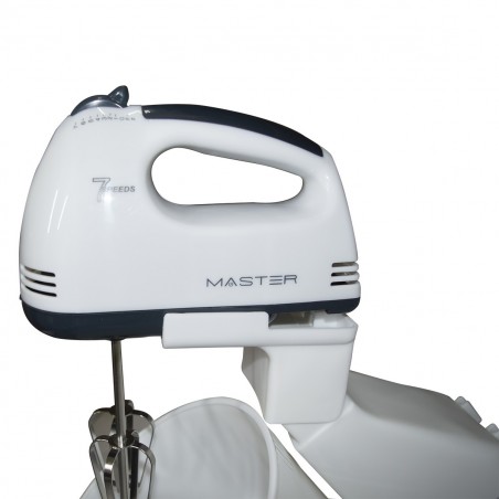 KM502 Batidora MASTER para amasar batir y licuar con bol rotatorio 150Watt 2Lt