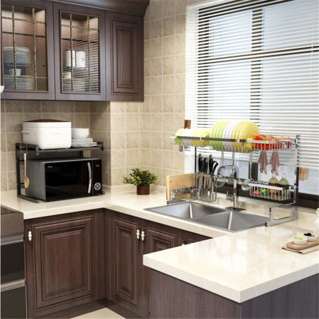 980028 Escurridor de platos Emay 71,5x45h cm para poner encima del fregadero