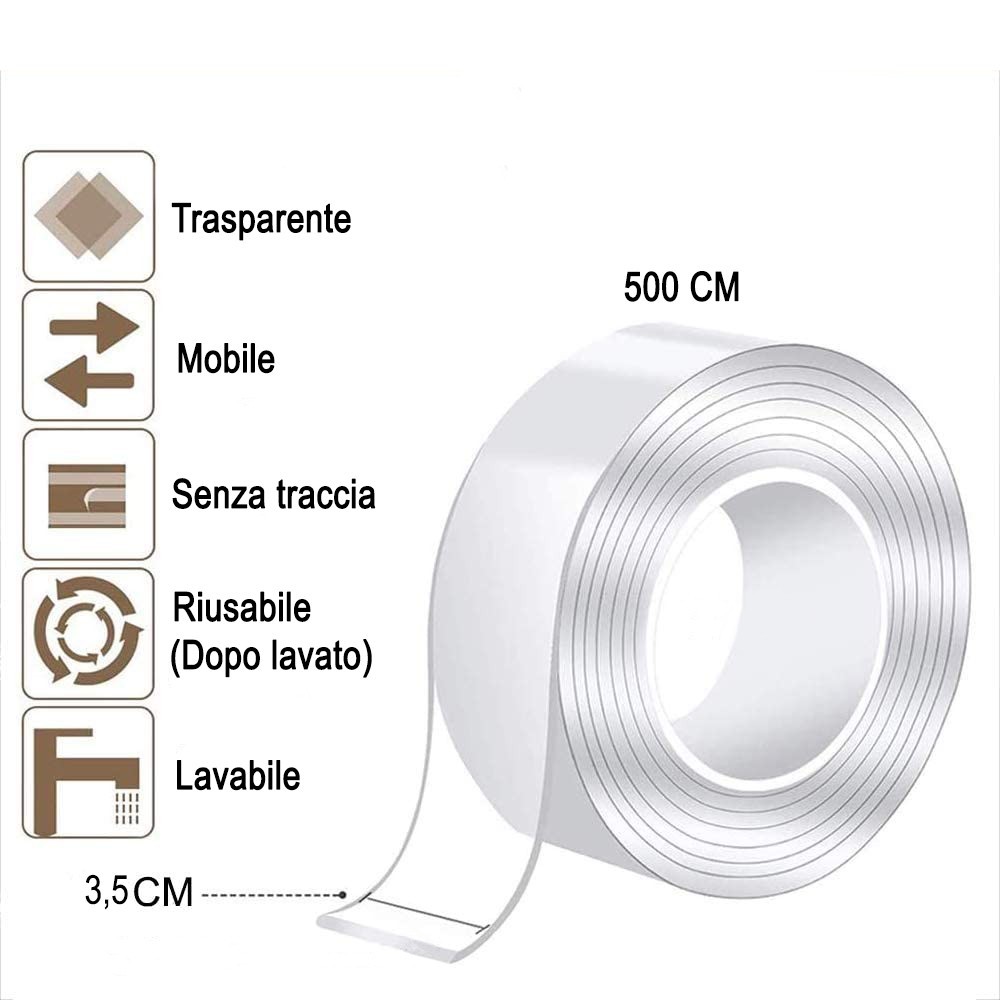 784095 Cinta adhesiva doble cara extra fuerte...