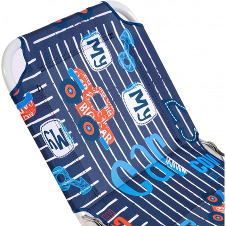 3177186 Tumbona plegable infantil Enrico Coveri 120lx40Px25h cm