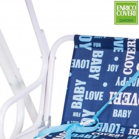 3177196 Mecedora Enrico Coveri de 2 plazas para niños 113x12xh45 cm AZUL