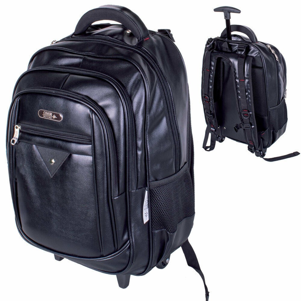 Mochila Coveri Collection Trolley de negocios 35x19x55h cm Poliéster NEGRO