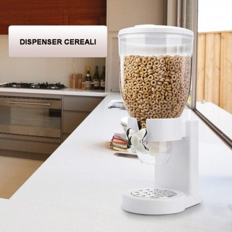 Dispensador de mostrador SINGLECEREAL 5L para cereales frutos secos caramelos