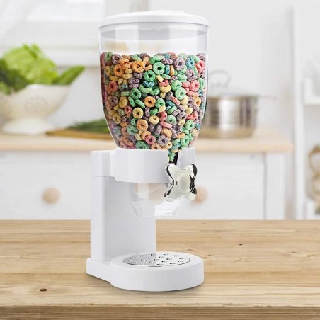 Dispensador de mostrador SINGLECEREAL 5L para cereales frutos secos caramelos