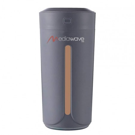 Dispensador de fragancia ambiente con LED 7 colores y humidificador gris 230ml
