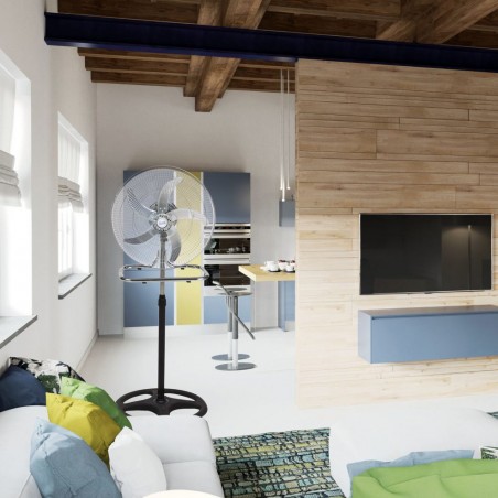 Ventilador multifunción 3 en 1 Coveri 65 WTT pala 50cm de pie mesa o pared