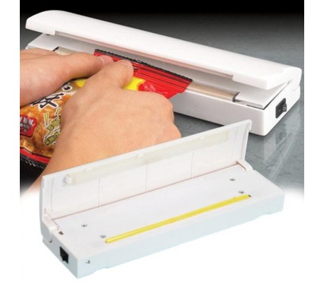 Máquina selladora de bolsas en segundos (23 x 6,5 x 3 cm) color blanco - WELKHOME