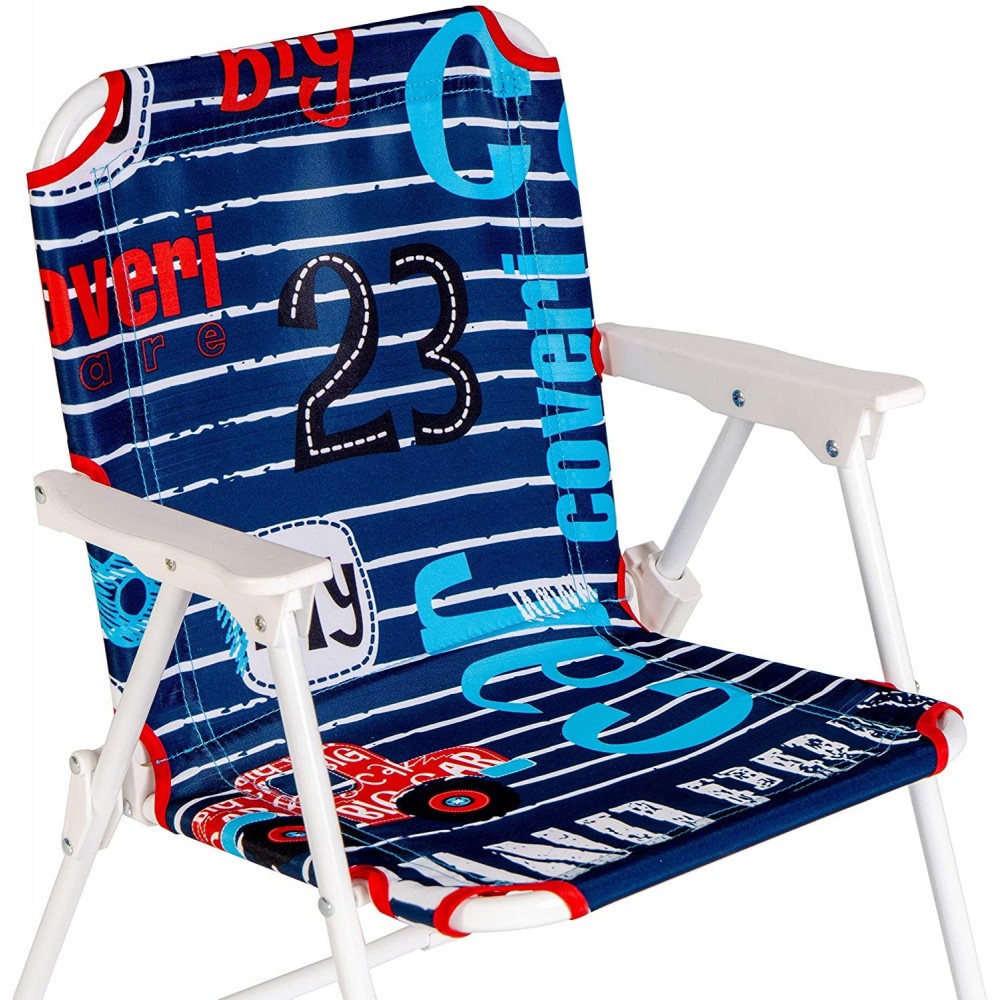 3177190 Silla de playa infantil con sombrilla Enrico Coveri 38x25x52 Cm