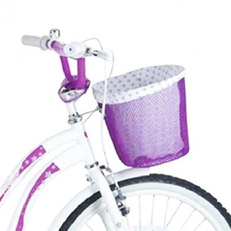 Bicicleta FIOCCO BKT tamaño 20'' bicicleta para niñas de 7-13 años con cesta