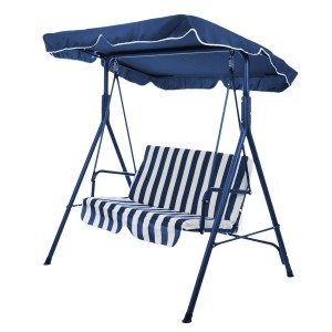 349003 Mecedora 2 plazas con estructura acero pintado... 2