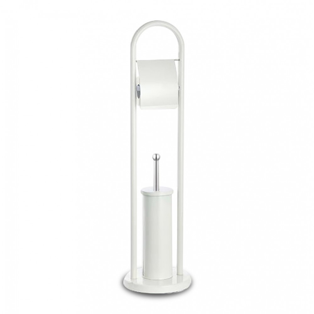 136008 Portarrollos - Escobillero Felicia 22 x 81 cm BLANCO