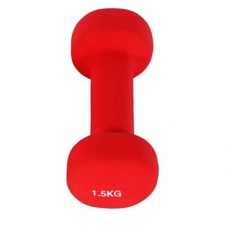 176749 Mancuerna de NEOPRENO 1,5KG Ejercicios jogging en el gimnasio o en casa