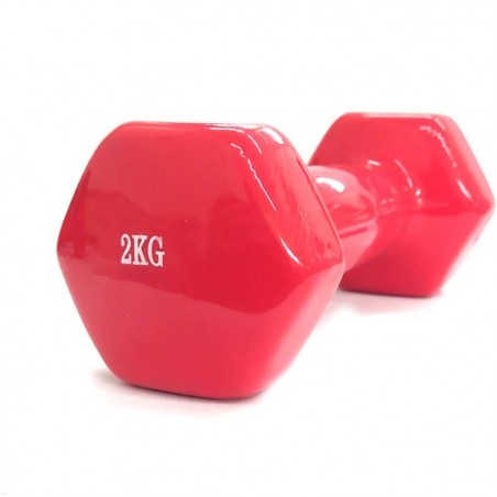 176756 Mancuerna de NEOPRENO 2KG Ejercicios de jogging en el gimnasio o en casa