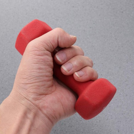 176763 Mancuerna de NEOPRENO 3KG Ejercicios de jogging en el gimnasio o en casa