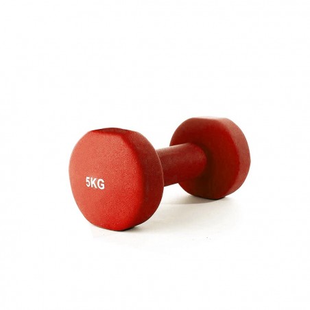 176787 Mancuerna de NEOPRENO 5KG Ejercicios de jogging en el gimnasio o en casa
