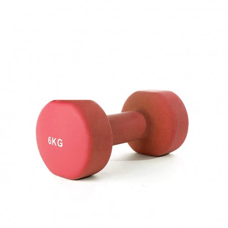 176794 Mancuerna de NEOPRENO 6KG Ejercicios de jogging en el gimnasio o en casa