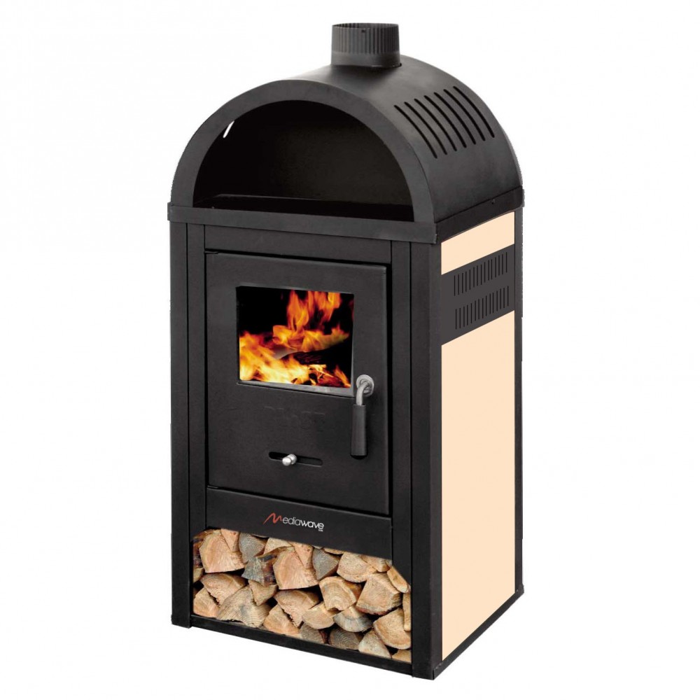 Estufa de leña DIPLOMAT LUX compartimento para...