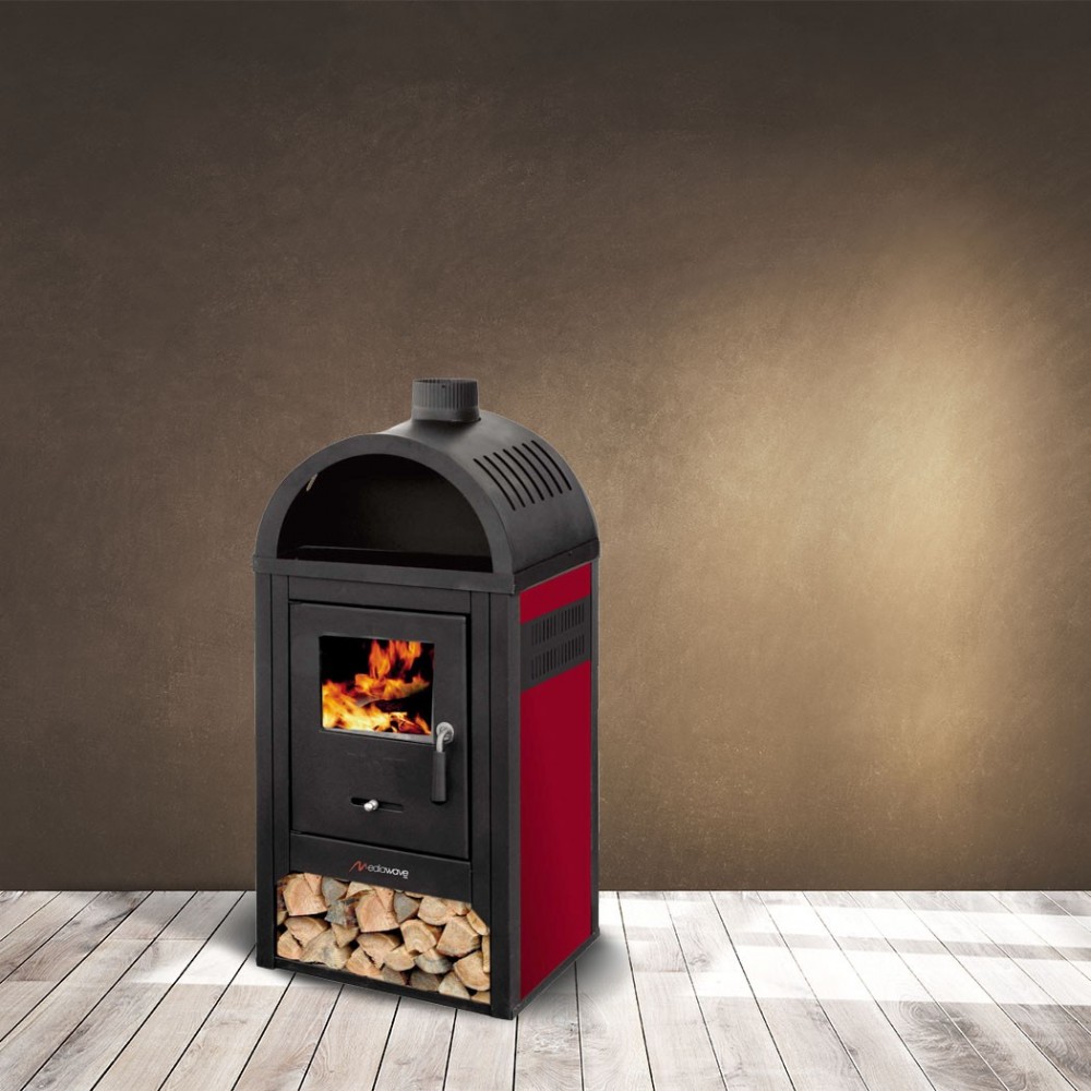 Estufa de leña DIPLOMAT LUX compartimento para...
