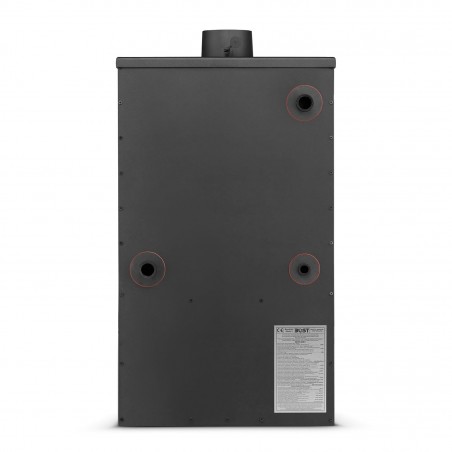 Estufa de leña FUBUCA B22 compartimento para troncos de 11KW 51X50X 91h cm 130m3