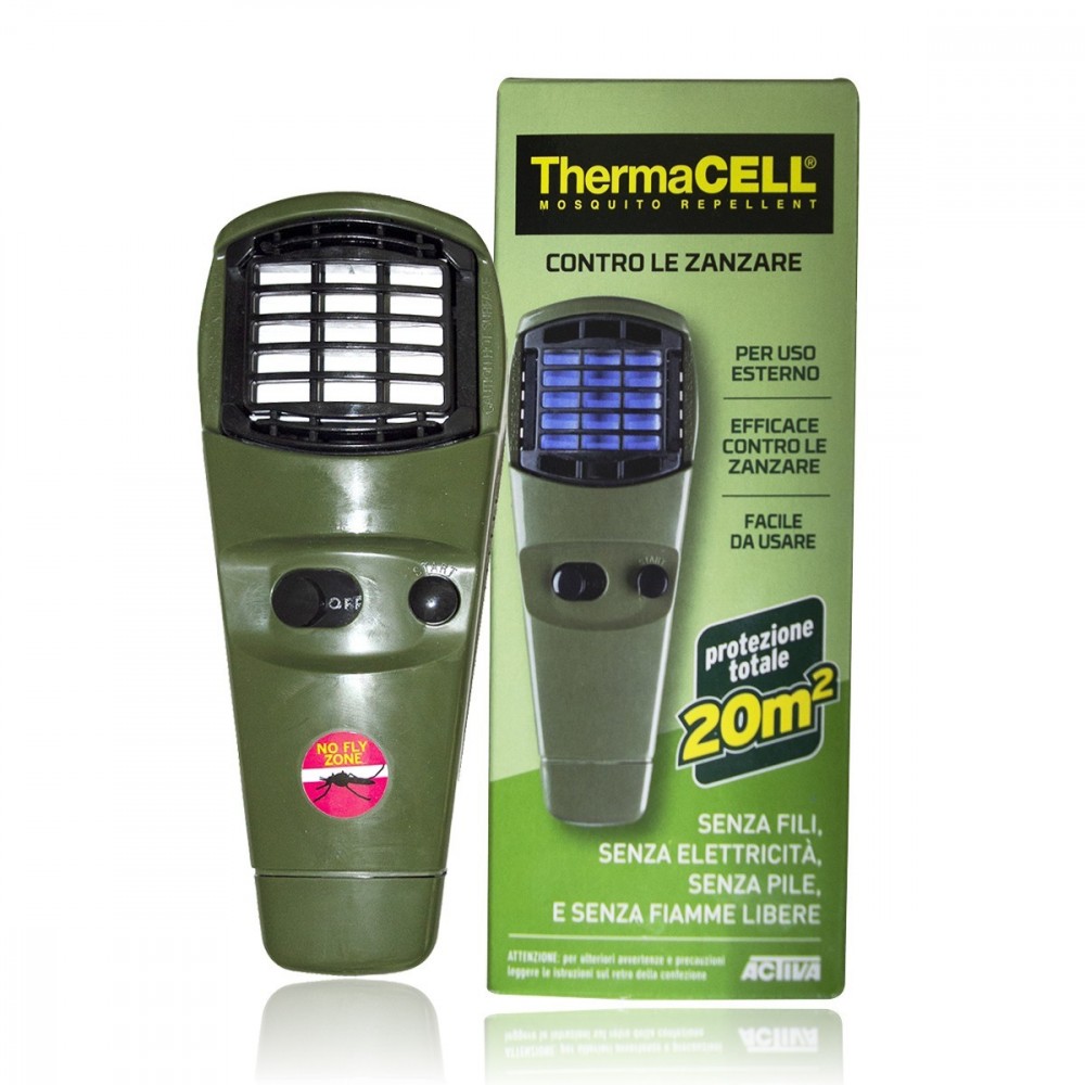 Thermacell Repelente de mosquitos portátil + recarga Plaquetas y gas butano