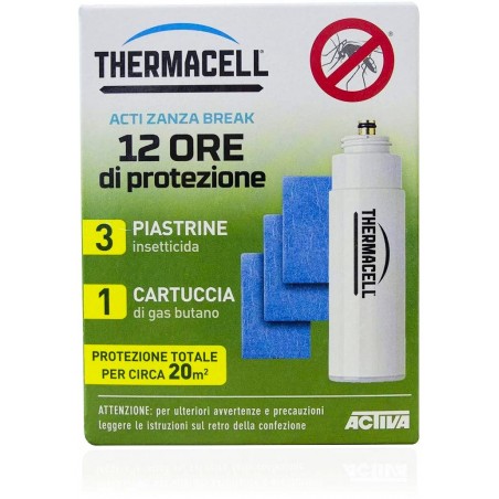 Thermacell Repelente de mosquitos portátil + recarga Plaquetas y gas butano
