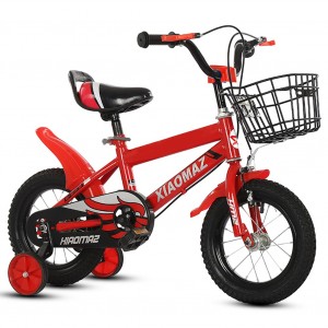 Bicicleta infantil Magic talla 12'' con cesta y ruedines de 3 a 5 años