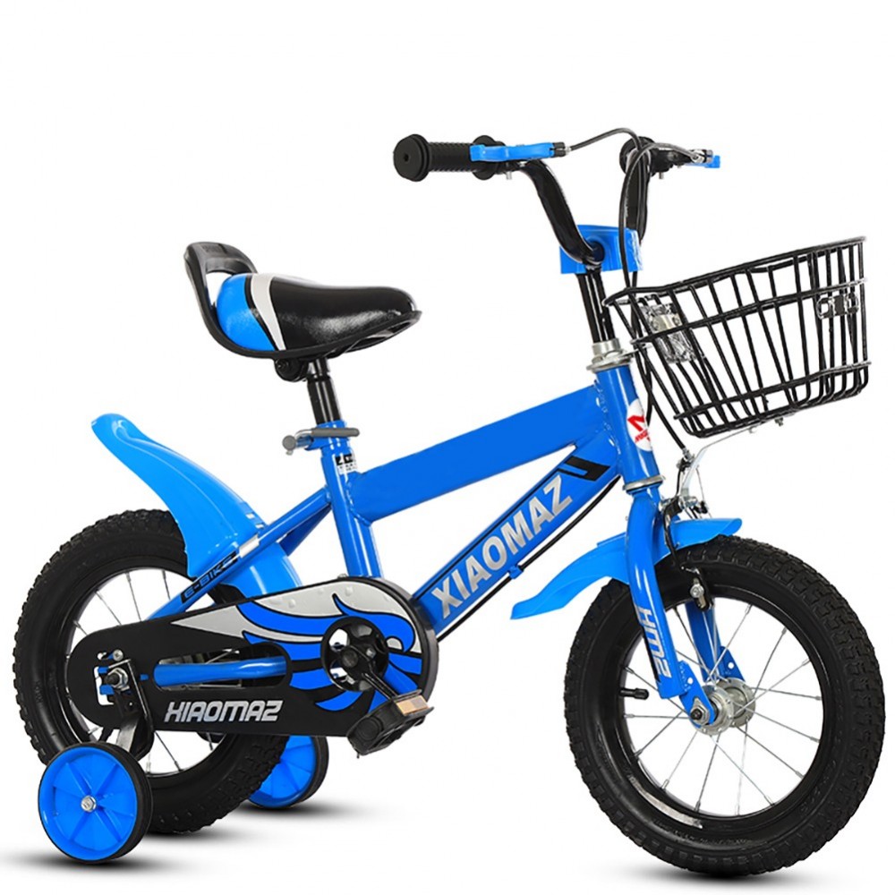 Bicicleta infantil Magic talla 12'' con cesta y ruedines de 3 a 5 años