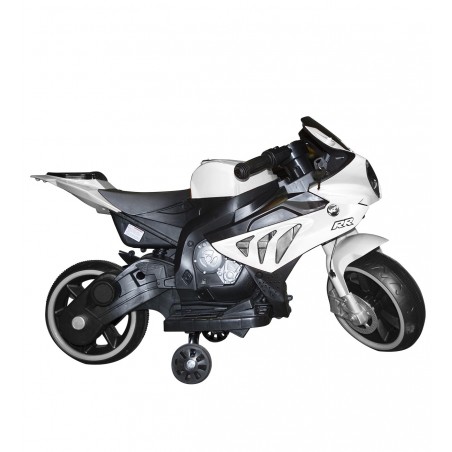 B39330 Moto eléctrica infantil de pedal ARROW 6V 4Ah control luces y sonidos