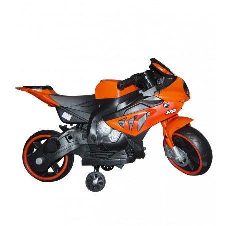 B39330 Moto eléctrica infantil de pedal ARROW 6V 4Ah control luces y sonidos