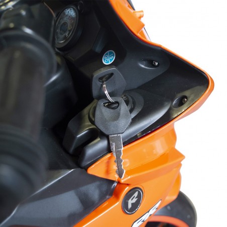 B39330 Moto eléctrica infantil de pedal ARROW 6V 4Ah control luces y sonidos