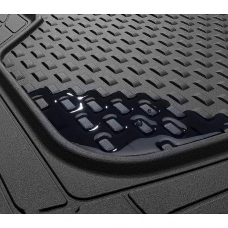 Juego completo PONZA para coche 4 alfombrillas de goma para el coche 120x80 cm