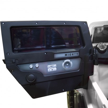 87510 Coche eléctrico para niños Jeep 4x4 Outdoor 12V MP3 Control remoto y USB