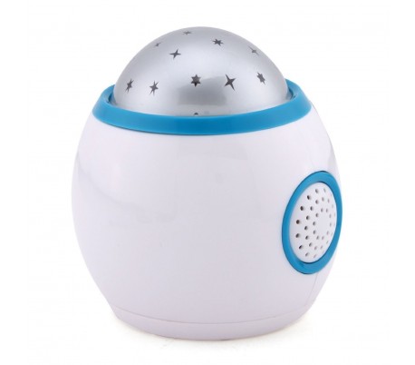 Reloj digital de proyección con pantalla LCD despertador con fecha y temperatura - Proyector de estrellas para la iluminación