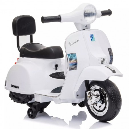 LT913 Mini Vespa Oficial Piaggio PX 150 Moto de Juguete Eléctrica para Niños 6V