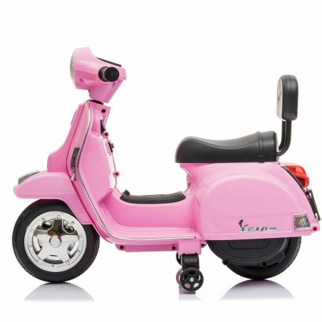 LT913 Mini Vespa Oficial Piaggio PX 150 Moto de Juguete Eléctrica para Niños 6V