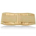 Banda elástica, corsé, faja lumbar ajustable para el dolor de espalda lumbago y ciática BEIGE